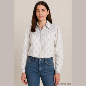 NWOT Suncoo Paris blouse